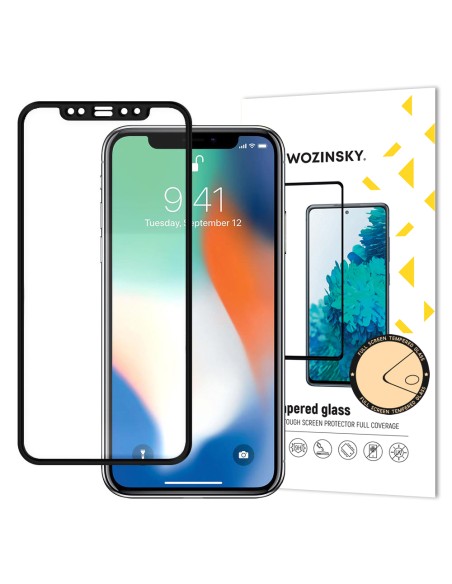 Wozinsky super wytrzymałe szkło hartowane Full Glue na cały ekran z ramką Case Friendly Apple iPhone XR / iPhone 11 czar... Wozinsky super wytrzymałe szkło hartowane Full Glue na cały ekran z ramką Case Friendly Apple iPhone XR / iPhone 11 czar...