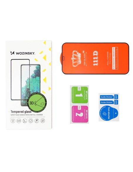 Szkło Wozinsky Full Glue hartowane na iPhone 11 Pro Max / iPhone XS Max - z czarną ramką Szkło Wozinsky Full Glue hartowane na iPhone 11 Pro Max / iPhone XS Max - z czarną ramką
