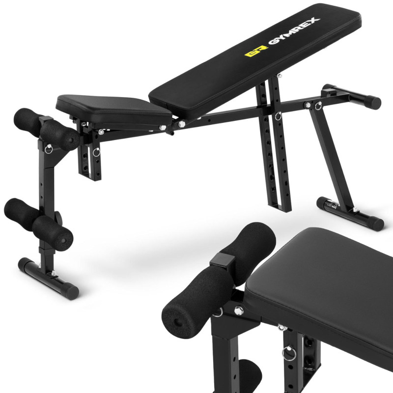 Treniruočių suoliukas pratimams, reguliuojamas, sulankstomas iki 120 kg Treniruočių suoliukas pratimams, reguliuojamas, sulankstomas iki 120 kg