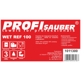
POWER ProfiSauber WET REF 100 drėgnos servetėlės - PILDYMAS
