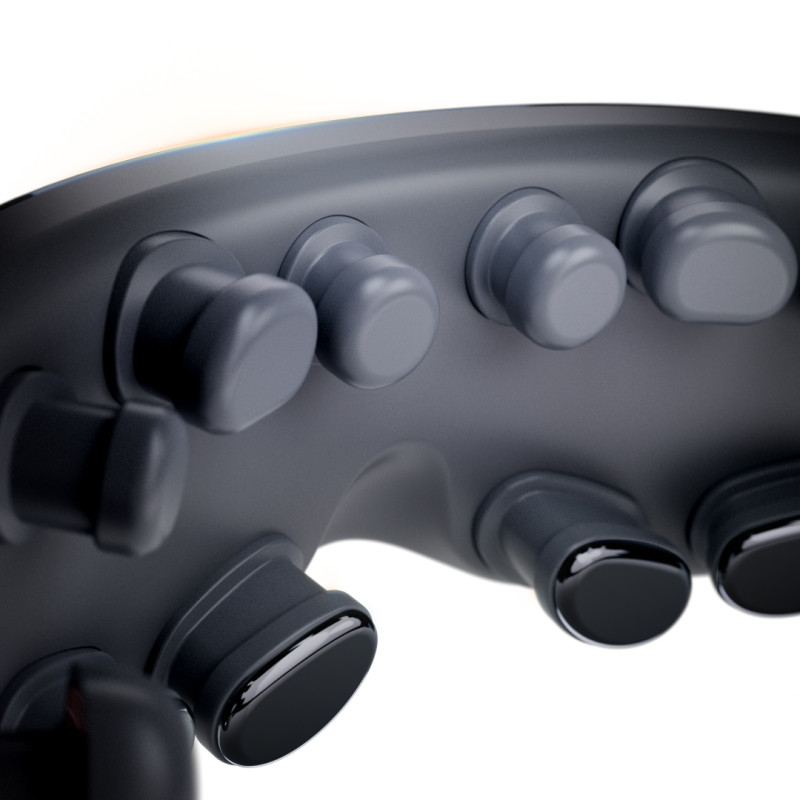 SKG E7-EN Akių ir šventyklų masažuoklis – sidabrinis