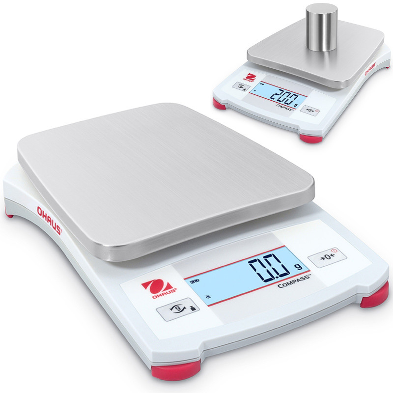 Techninės edukacinės tikslios baterijos svarstyklės COMPASS CX 620g / 0,1g - OHAUS CX621