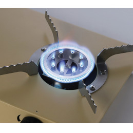 
RIVET LPG 3kW dujinė kempinginė viryklė - ŽALIA
