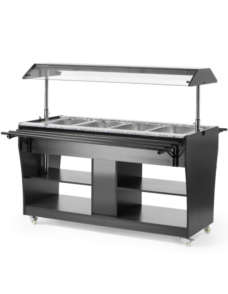 Bufetas šildomas bain-marie maistui su stogo apšvietimu 4 indai GN 1/ 1 30-90C 2000
 
Bufetas šildomas bain-marie maistui su stogo apšvietimu 4 indai GN 1/ 1 30-90C 2000