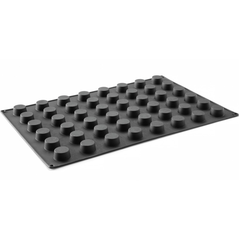 Silikoninė forma praline, putėsiams, kepiniams 570 x 375 mm - mini bandelės