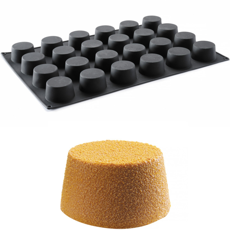 
Silikoninė forma praline, putėsiams, kepiniams 570 x 375 mm - bandelės
