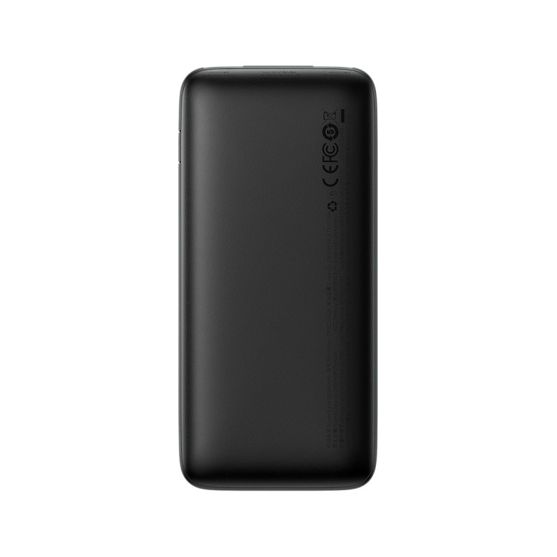 Powerbank Bipow Pro 10000mAh 20W su USB-C 3A 0,3m kabeliu juodas