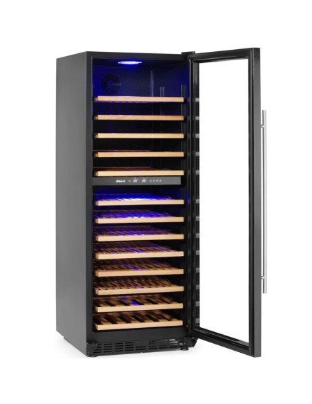 
Vyno šaldytuvas, dviejų zonų, 135 buteliai, 387 l, 130 W
