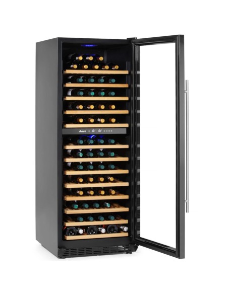 
Vyno šaldytuvas, dviejų zonų, 135 buteliai, 387 l, 130 W
