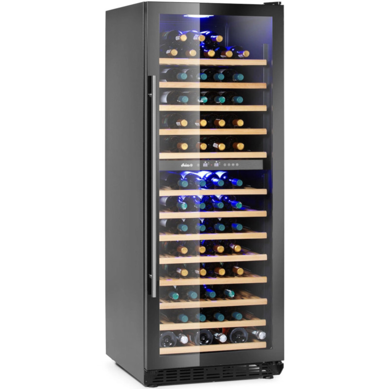 
Vyno šaldytuvas, dviejų zonų, 135 buteliai, 387 l, 130 W
