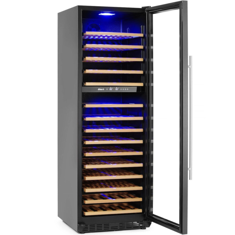 
Vyno šaldytuvas, dviejų zonų, 160 butelių, 447 l, 150 W
