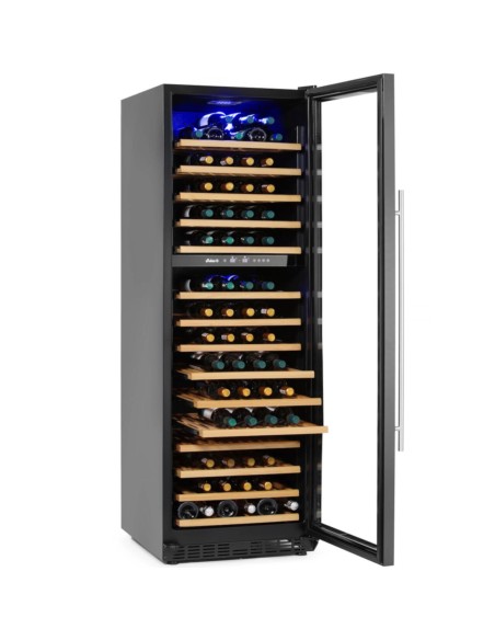 
Vyno šaldytuvas, dviejų zonų, 160 butelių, 447 l, 150 W
