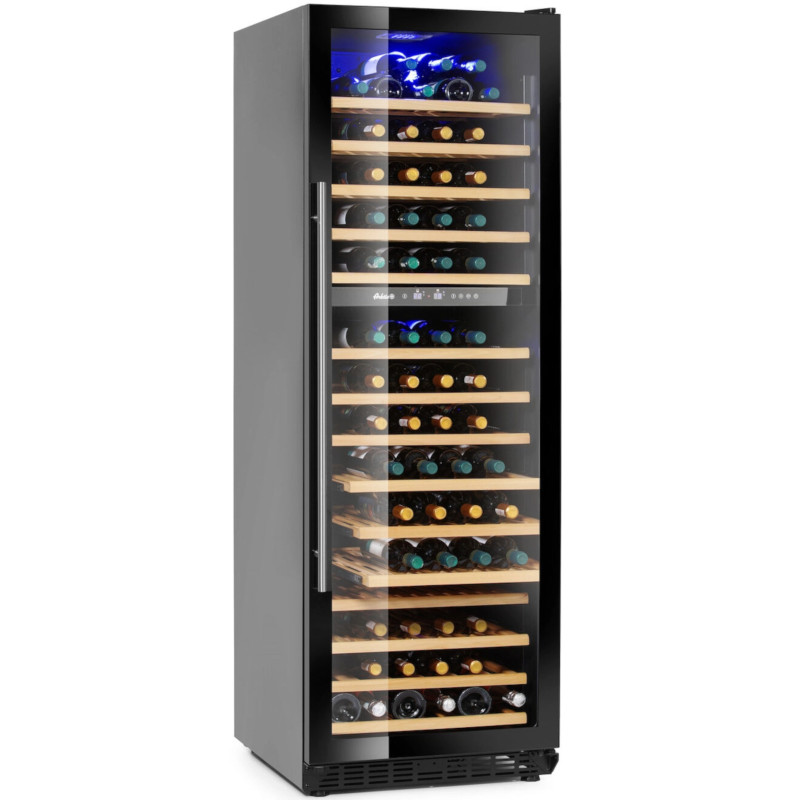 
Vyno šaldytuvas, dviejų zonų, 160 butelių, 447 l, 150 W
