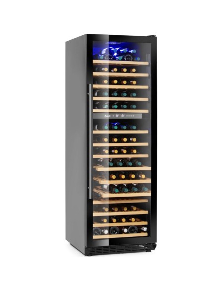 
Vyno šaldytuvas, dviejų zonų, 160 butelių, 447 l, 150 W
