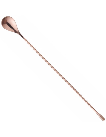 
Barmeno šaukštas kokteilių gėrimams, ilgas, 385 x 35 mm, varinis
