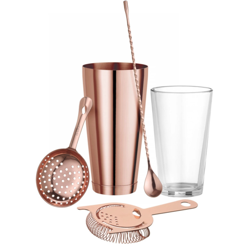 
Barmeno šaukštas kokteilių gėrimams, ilgas, 385 x 35 mm, varinis
