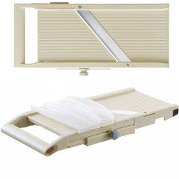 
Japoniška mandolino pjaustyklė didelėms daržovėms Shogun Pro 380 x 180 mm
