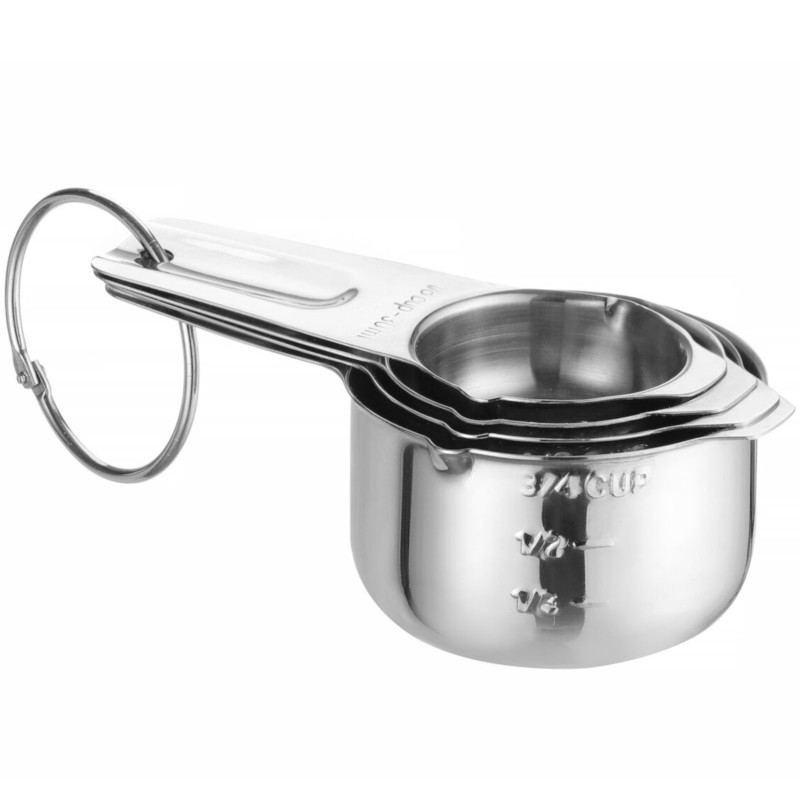 
Virtuvės baro matavimo puodelis 30 / 80 / 120 / 180 ml - rinkinys iš 4
