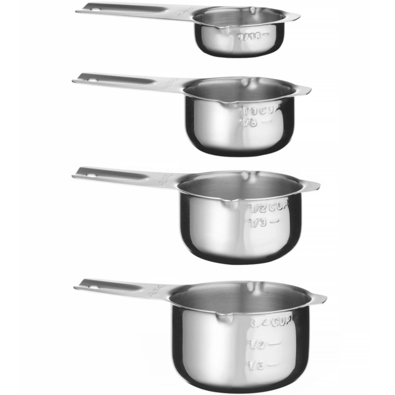 
Virtuvės baro matavimo puodelis 30 / 80 / 120 / 180 ml - rinkinys iš 4
