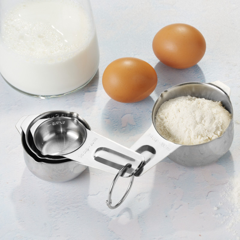 
Virtuvės baro matavimo puodelis 30 / 80 / 120 / 180 ml - rinkinys iš 4
