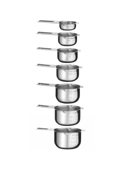 
Virtuvinis baro matavimo puodelis 30 / 60 / 80 / 120 / 160 / 180 / 240 ml - rinkinyje 7 vnt.
