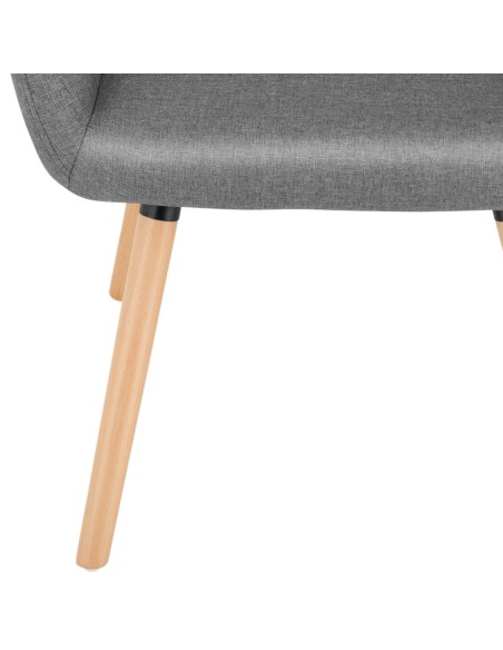 Skandinaviška elegantiška GREY minkšta kibiro kėdė Skandinaviška elegantiška GREY minkšta kibiro kėdė