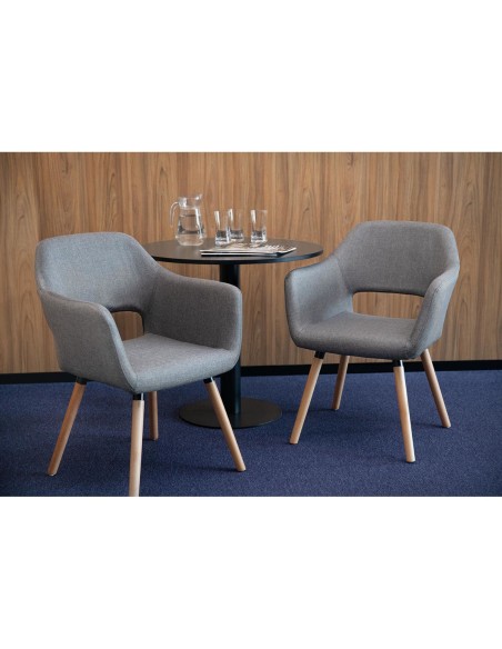 Skandinaviška elegantiška GREY minkšta kibiro kėdė Skandinaviška elegantiška GREY minkšta kibiro kėdė