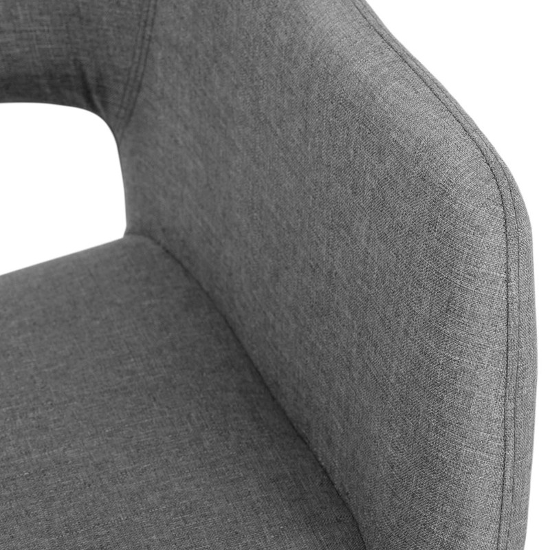 Skandinaviška elegantiška GREY minkšta kibiro kėdė
