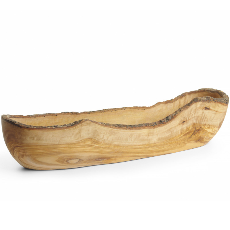 
Alyvuogių medžio pailgas dekoratyvinis dubuo 400 x 90 x 80 mm
