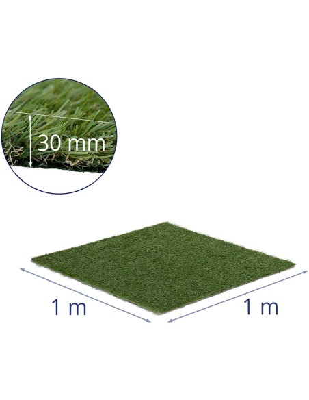 Dirbtinė žolė terasos balkonui minkšta 30 mm 14/10 cm 100 x 100 cm Dirbtinė žolė terasos balkonui minkšta 30 mm 14/10 cm 100 x 100 cm