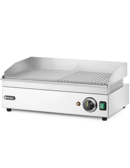 
Elektrinė grilis lygiai su grioveliais grotelių plokštelė 527 x 404 mm 2400 W
