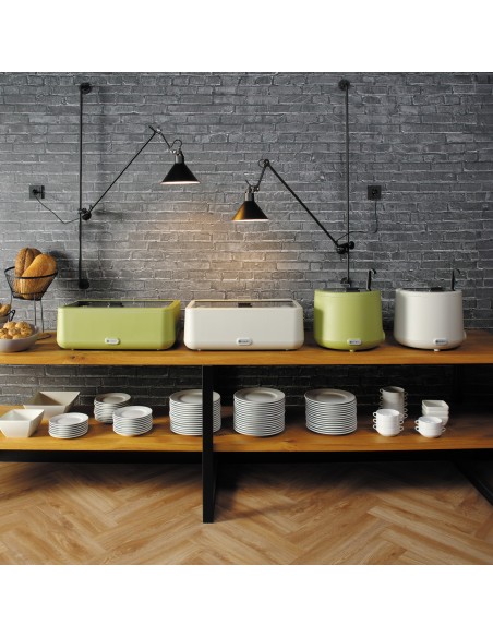 
Elektrinis šildytuvas bain-marie UNIQ 607 x 402 mm 700 W - žalias
