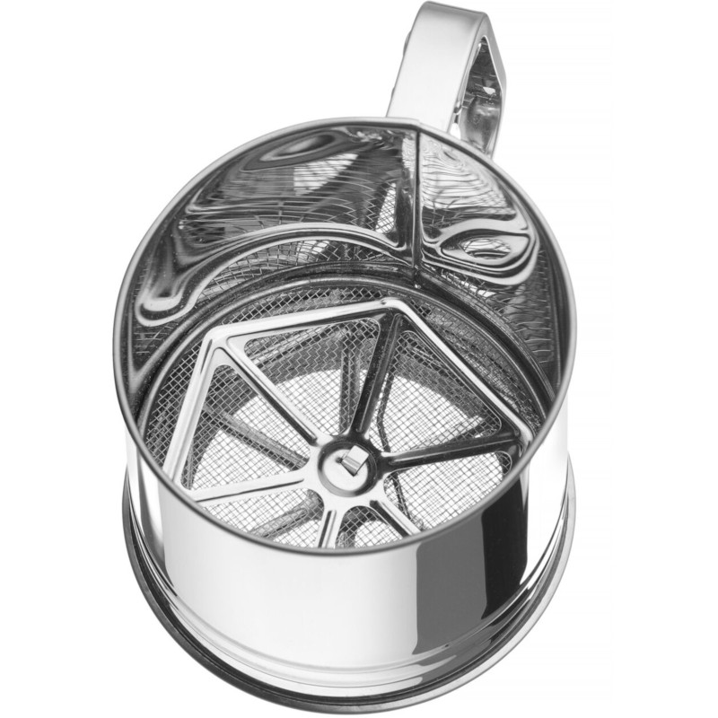 
Puodelis miltams sijoti plieninis 550 g
