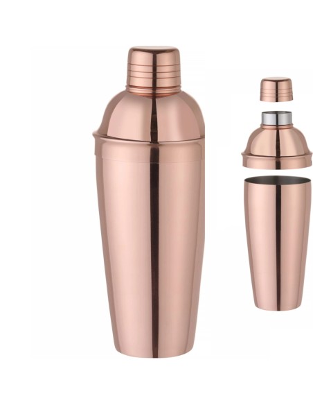 
Barmeno shaker 3 vnt gėrimams ir kokteiliams Cobbler 0,8 l - varinis
