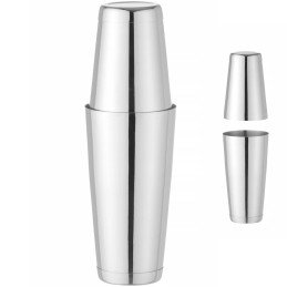 
Boston Shaker 2 dalių kokteiliams Tin on Tin 0,8 l - sidabrinė
