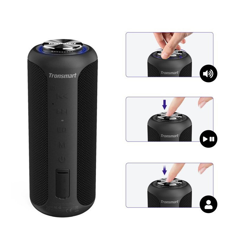 Belaidis Bluetooth garsiakalbio elementas T6 Plus 40W + Powerbank