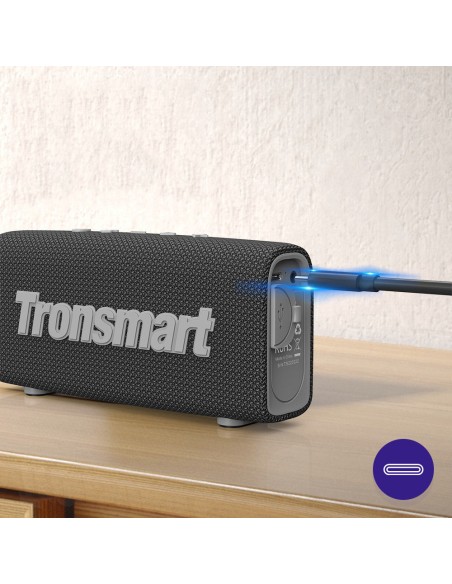 
Trip Wireless Bluetooth 5.3 Garsiakalbis, atsparus vandeniui IPX7 10W juodas
