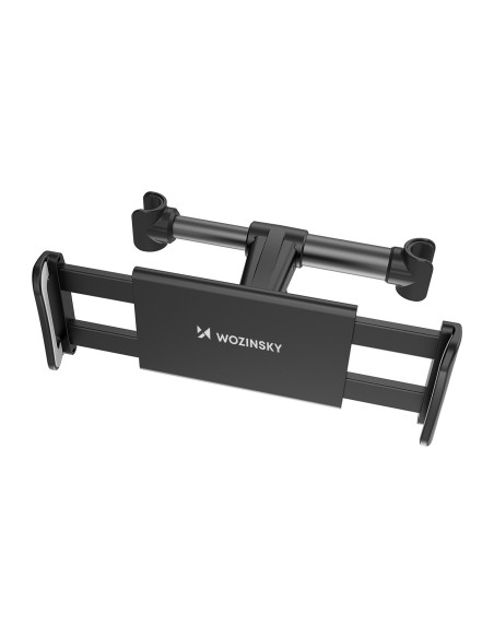 
Automobilinis planšetės laikiklis galvos atramai su pakabu juodas 2in1
