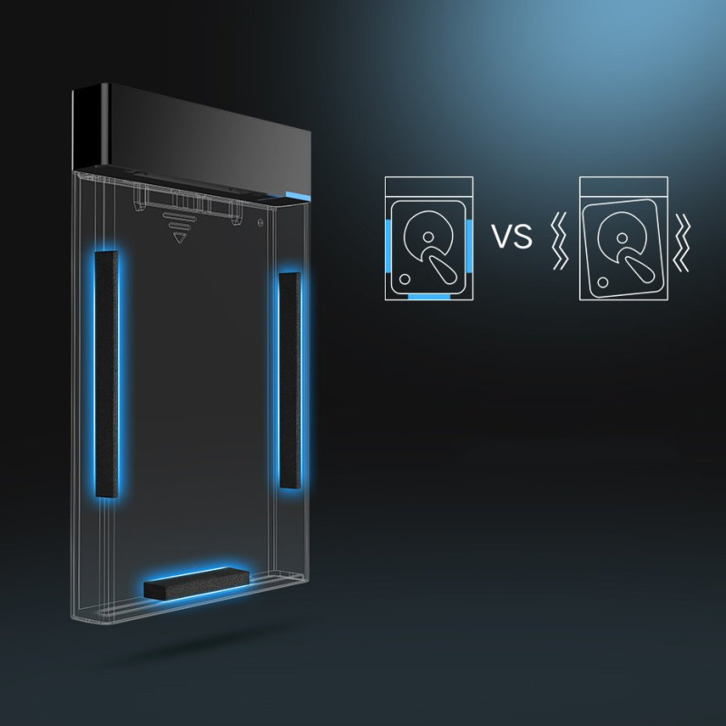 HDD SSD disko dėklas SATA 2.5& 39 & 39 USB 3.2 Gen 1