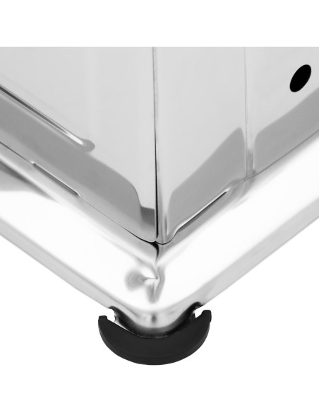 Analoginės virtuvės svarstyklės pagamintos iš plieno iki 2 kg / 10 g - sidabrinės Analoginės virtuvės svarstyklės pagamintos iš plieno iki 2 kg / 10 g - sidabrinės