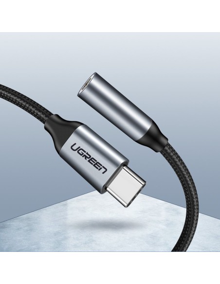 Ausinių adapteris nuo mini lizdo 3,5 mm iki USB-C 10 cm – pilkas
 
Ausinių adapteris nuo mini lizdo 3,5 mm iki USB-C 10 cm – pilkas