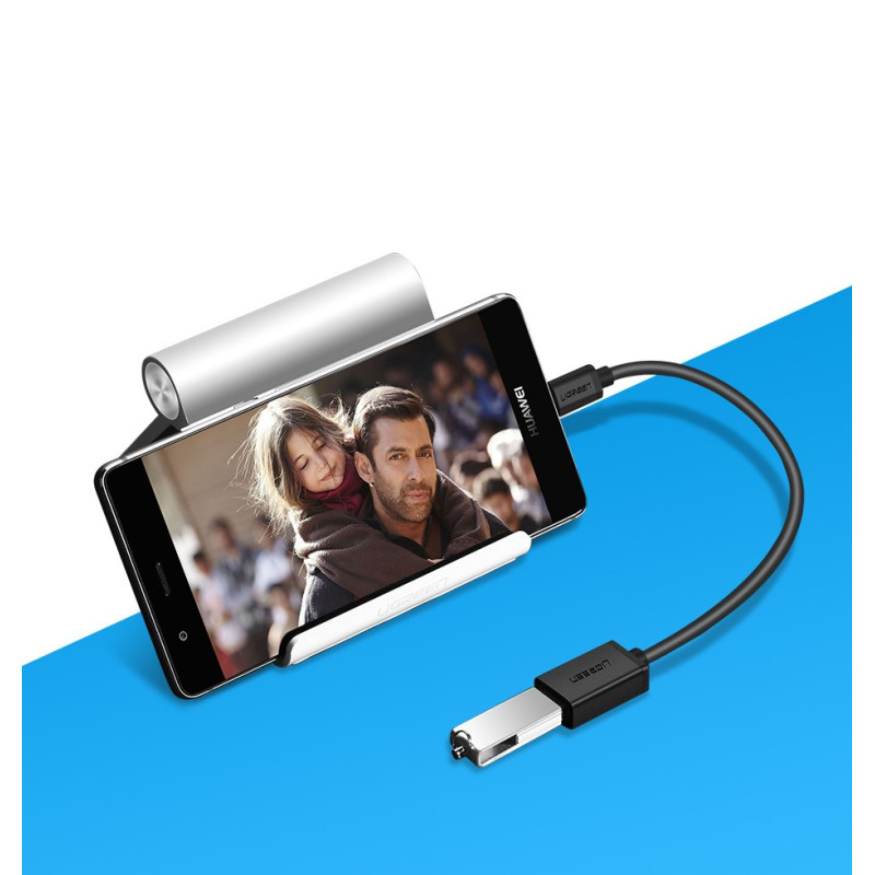 OTG kabelio adapteris iš USB 3.0 į USB-C – juodas