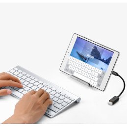 
OTG kabelio adapteris iš USB 3.0 į USB-C – juodas
