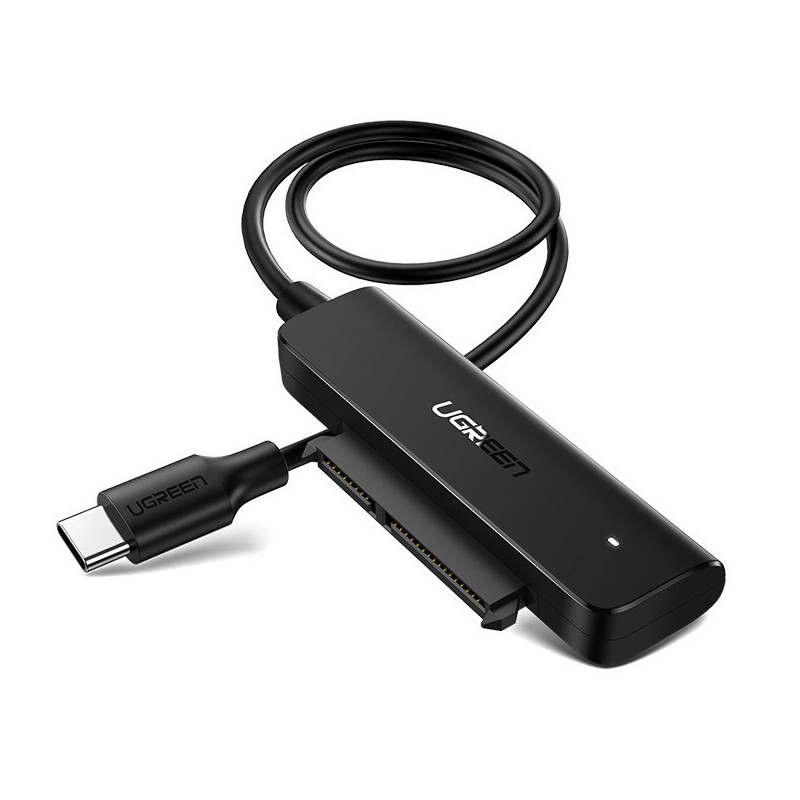 
HDD SSD 2,5 colio SATA III 3.0 į USB-C adapteris – juodas
