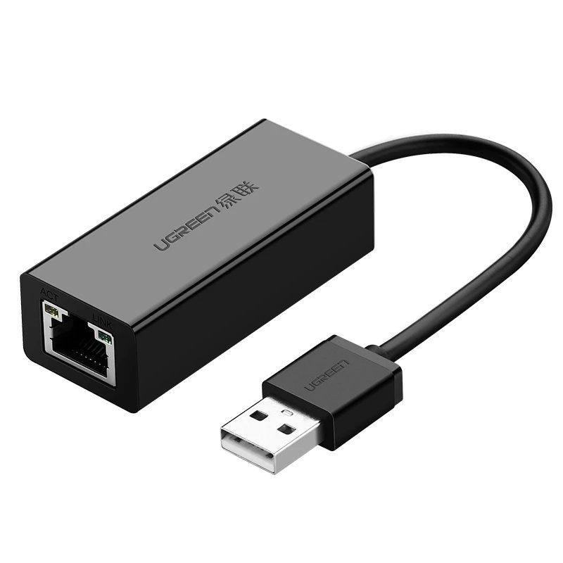 
Išorinė LAN RJ45 tinklo plokštė – USB 2.0 100 Mbps – juoda
