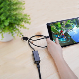 
Išorinė LAN RJ45 tinklo plokštė – USB 2.0 100 Mbps – juoda
