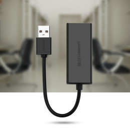 
Išorinė LAN RJ45 tinklo plokštė – USB 2.0 100 Mbps – juoda
