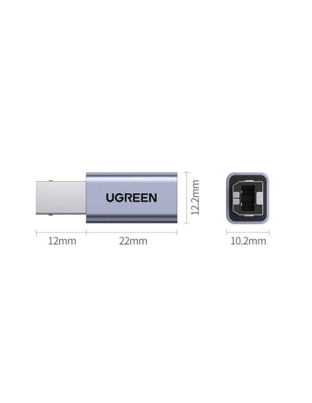 USB-C į USB-B spausdintuvo adapterio kištukas diskui – pilkas
 
USB-C į USB-B spausdintuvo adapterio kištukas diskui – pilkas