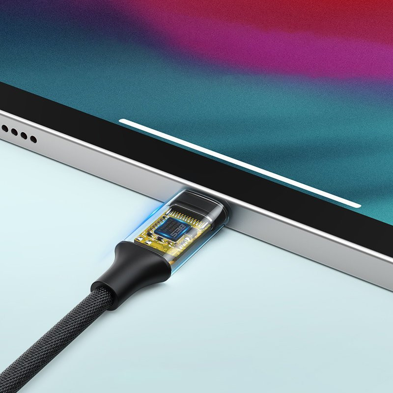 USB-C iki 3,5 mm mini lizdo ausinių adapteris 10 cm – juodas