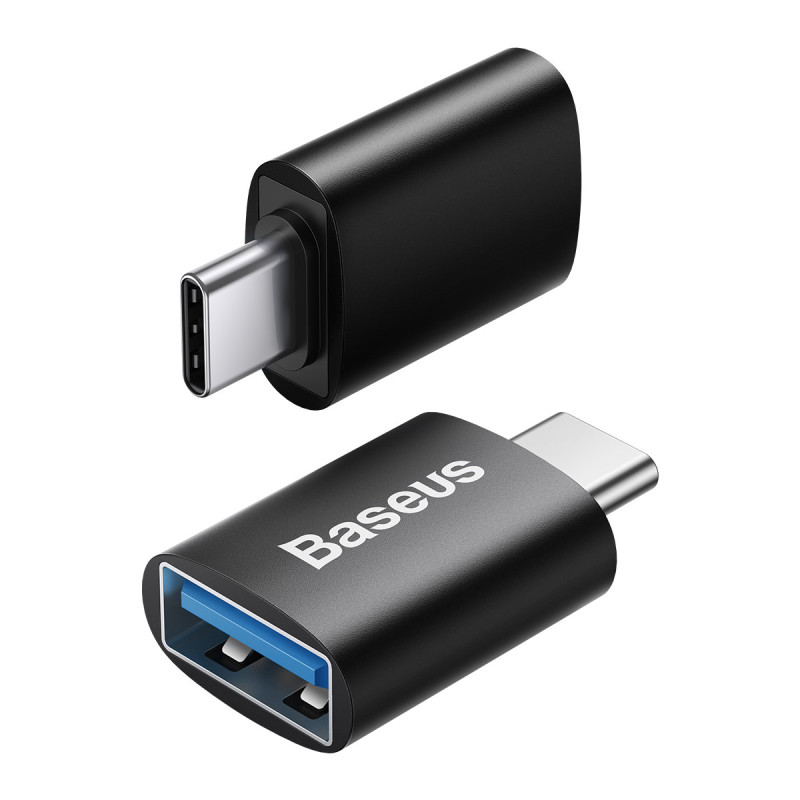 
„Ingenuity“ serijos USB-C į USB-A 3.2 Gen 1 adapteris – juodas
